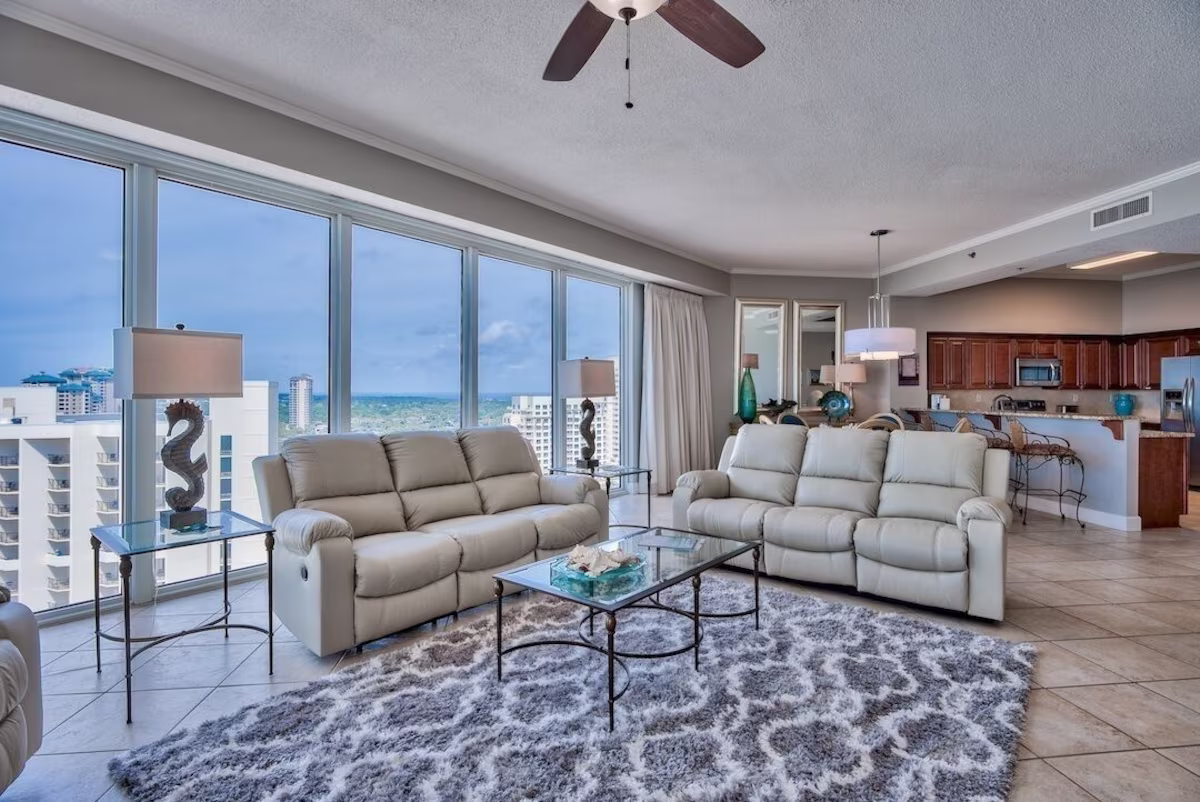 Beautiful floor to ceiling views