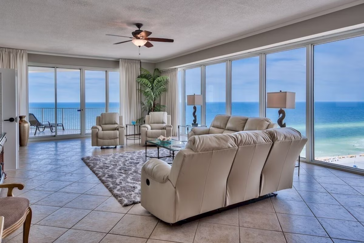 2 reclining sofas and 2 reclining chairs